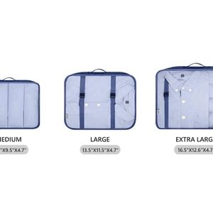 Mossio 6 Set Packing Cubes with Shoe Bag - Travel Luggage Organizer for Suitcase